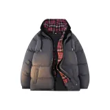 Серый с черным капюшоном