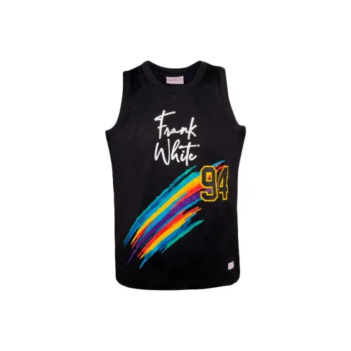 Mitchell Ness Черная Унисекс Баскетбольная Джерси