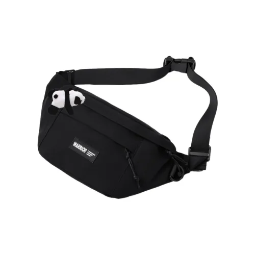 Warrior Нейлоновая сумка Sling унисекс черного цвета