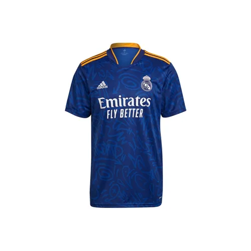 Adidas Футбол Джерси Мужской Синий