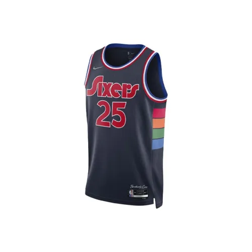 Nike Баскетбольная Джерси Мужская Синяя