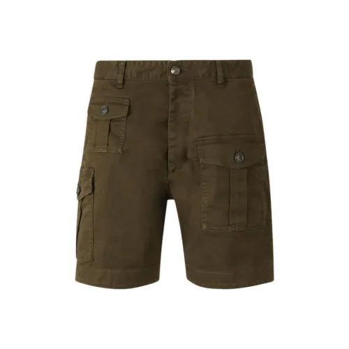 DSQUARED 2 Карго Шорты Мужские Коричневые