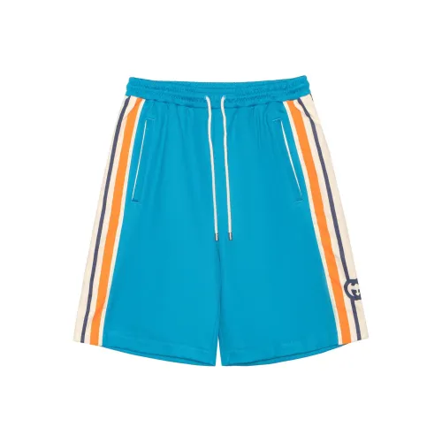 GUCCI SS22 Повседневные шорты Мужские Синие