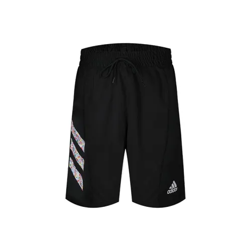 Adidas Мужские спортивные шорты черного цвета