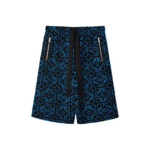 LOEWE FW22 Повседневные шорты Мужские Синий Черный