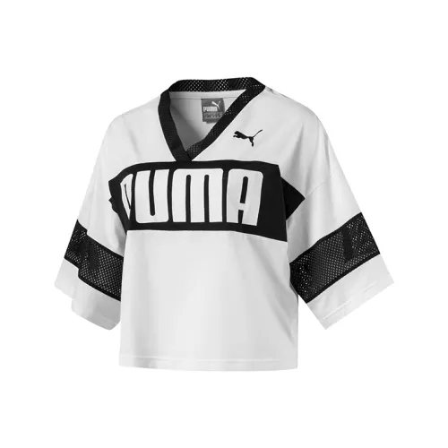 PUMA Белый Женские Короткие Топы