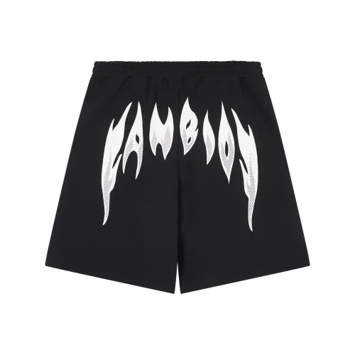 FANBIOU SS22 Loose Fit Shorts Unisex Black