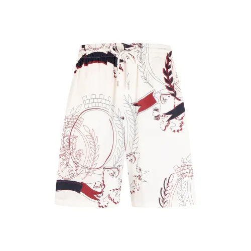 Tommy Hilfiger Повседневные шорты Мужские Белые с принтом