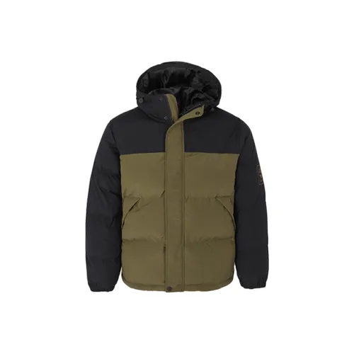 Timberland Хлопковый пуховик Мужской Армейский зеленый