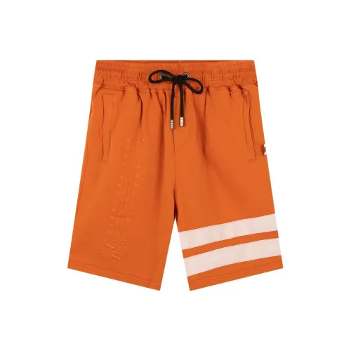 GCDS Orange Men's Casual Shorts GCDS Апельсиновые Мужские Повседневные Шорты