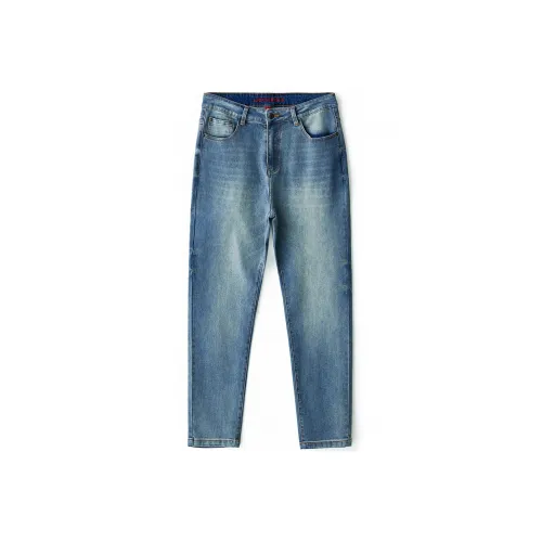 LUCKY BRAND Синие Унисекс Джинсы