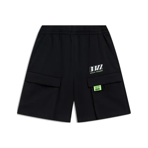 LiNing x Disney Toy Story Collection Повседневные шорты Мужские Черные