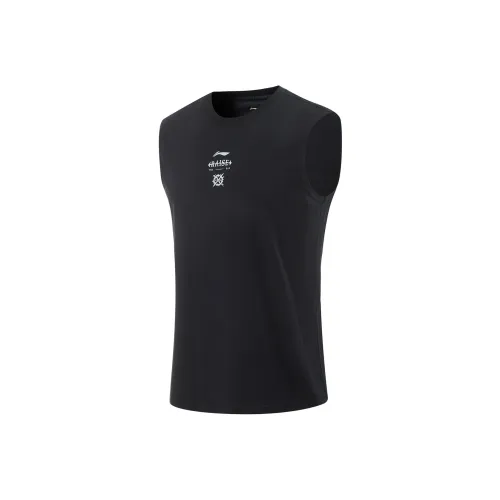 LINING Fitness Series Топ для тренировок Мужской Черный