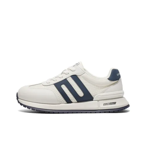 BELLE Износостойкий Низкий Топ Casual Мужской Экрю Темно-синий Синий