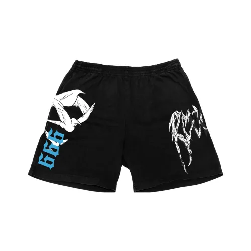 Revenge Черные Унисекс Повседневные шорты