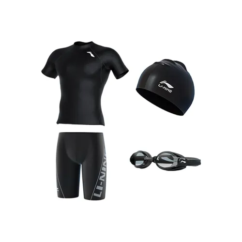 Плавательные шорты для мужчин черные