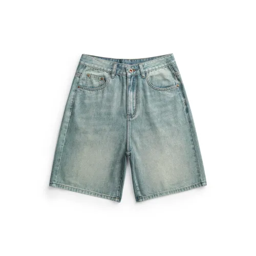 JUCY JUDY Джинсовые шорты Унисекс Павлиний зеленый