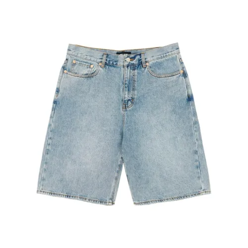 PALACE SS24 JEAN SHORT LIGHT STONE WASH Джинсовые шорты Унисекс Синий