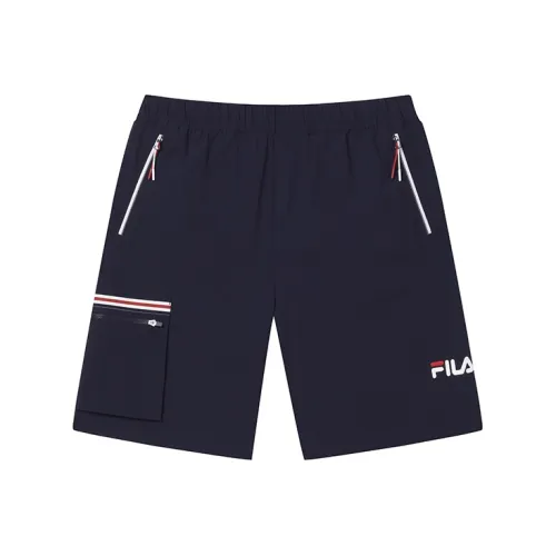 FILA Secret Зеркальные синие мужские повседневные шорты