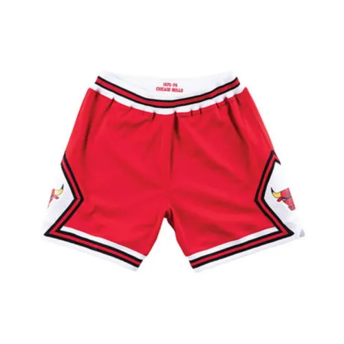 MITCHELL NESS Баскетбольные шорты Мужские Красные