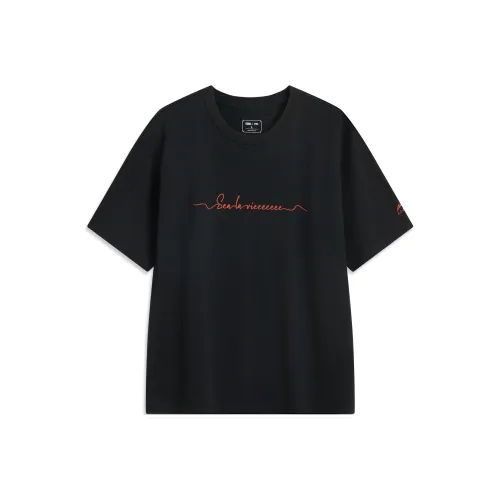 LiNing x Disney T-Shirt Унисекс Черный