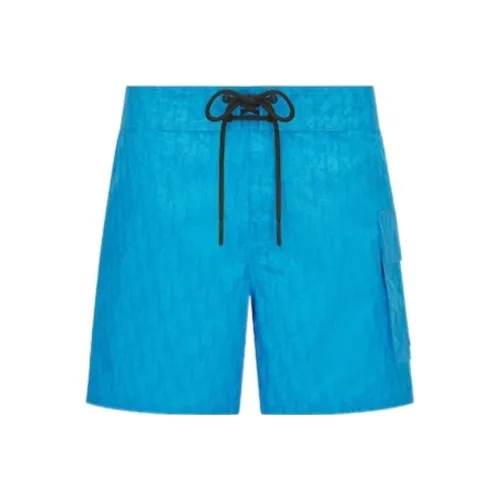 DIOR SS23 Пляжные шорты Мужские Синие