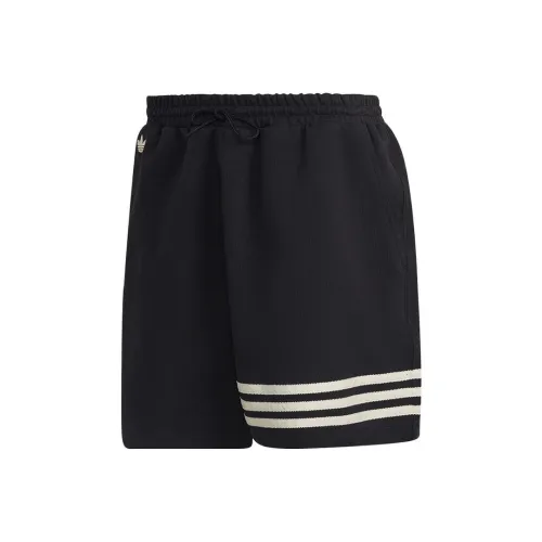 Adidas Originals Classic Three Stripe Series Повседневные шорты Мужские Черные