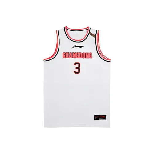 LINING CBA Collection Professional Basketball Collection Баскетбольная Джерси Мужская Стандартная Белая