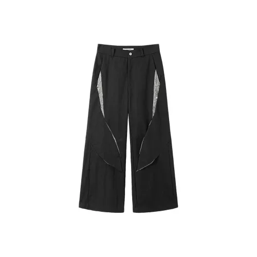 YUNYI Повседневные штаны унисекс черный серый