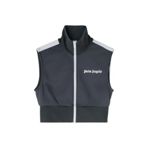 PALM ANGELS Темно-серые Женские Майки