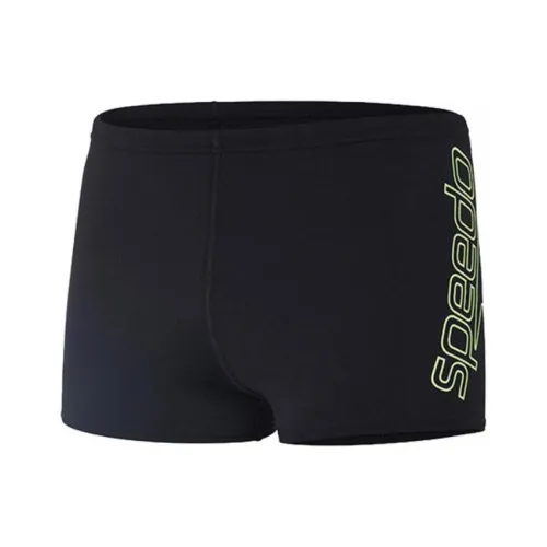 Speedo Черный/Зеленый Мужские Плавательные Шорты