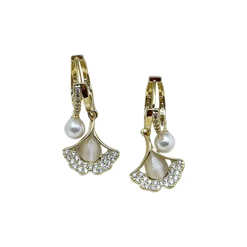 SHUANGSHENGLIAN Copper Серьги Женские