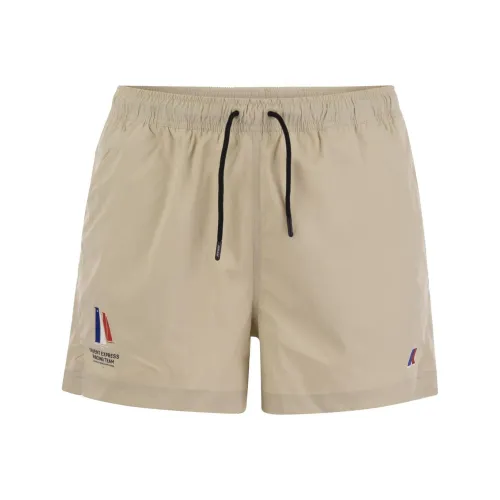 K WAY Повседневные шорты Мужские Хаки