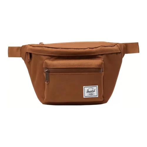 Herschel Переработанный материал Sling Сумка Одно плечо Через плечо Бананка Обычный Унисекс Eraser Коричневый