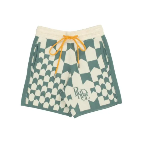 RHUDE Cream Men's Casual Shorts RHUDE Кремовые Мужские Повседневные Шорты