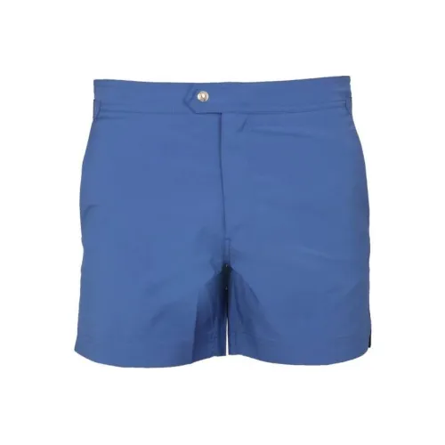 TOM FORD Blue Men's Casual Shorts TOM FORD Синий Мужские Повседневные Шорты