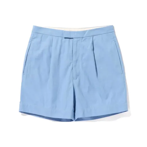 BEAMS Мужские Повседневные Шорты Саксонского Синего Цвета