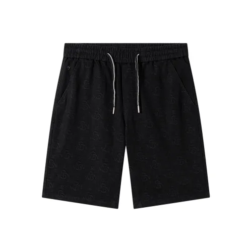 Seven Черные Мужские Джинсовые Шорты