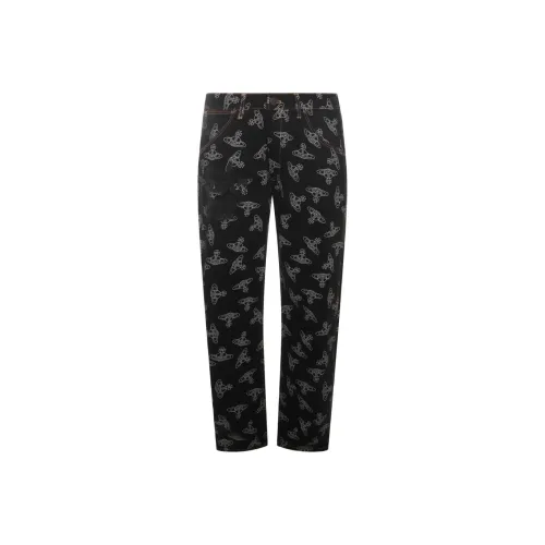 Vivienne Westwood Мужские Повседневные Брюки Черные