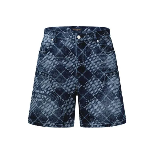 LOUIS VUITTON SS25 Джинсовые шорты Мужской Синий