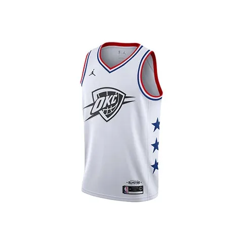 Nike Баскетбольная Джерси Мужская Белая