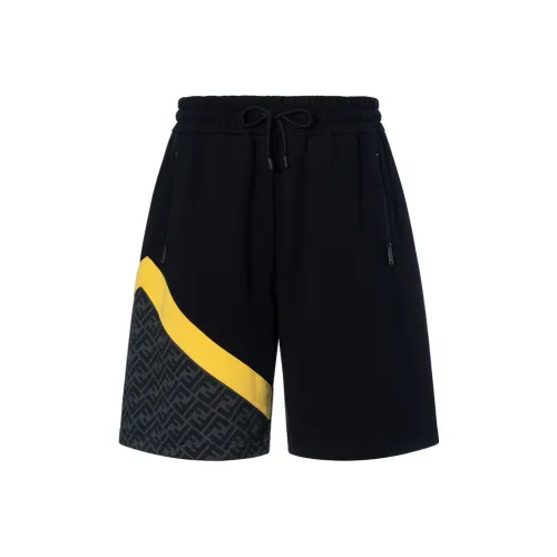 FENDI SS23 Повседневные шорты Мужские Черные