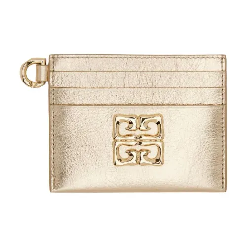 Givenchy 4G Телячья кожа Держатель для карт Женские Золотой