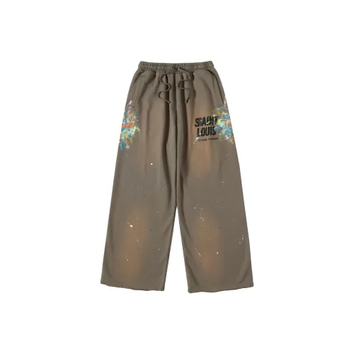 SSSAINT LOUIS Хаки Унисекс Повседневные брюки
