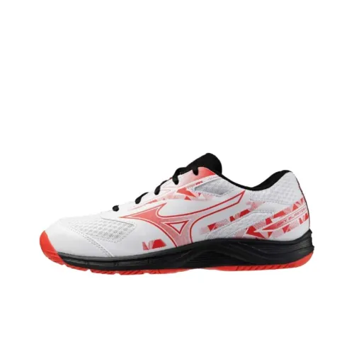 Mizuno SKY BLASTER 4 Low Топ Бадминтон Обувь Женская Красная Белая