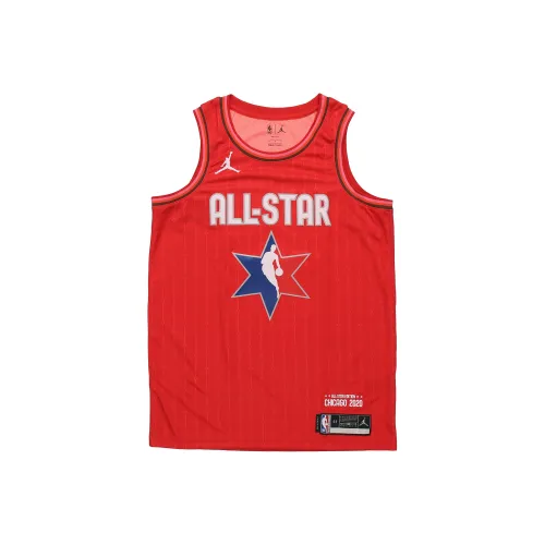 Jordan Баскетбольная Джерси Мужская Красная