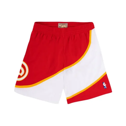 MITCHELL NESS Баскетбольные шорты Мужские Красные