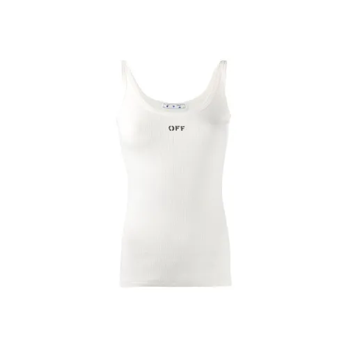 Off Белый SS21 Белый Женские Майки