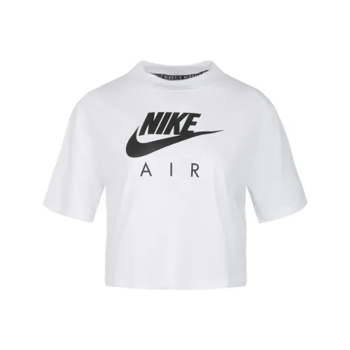 NIKE Белые Женские Короткие Топы