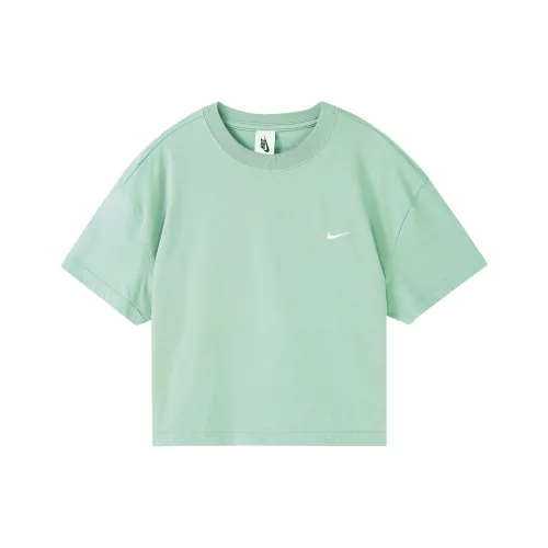 NIKE Матча Зеленый Женские Короткие Топы